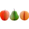 Dekoratif Meyve Şeklinde Not Pad Kırtasiye Yapışkan Not Güzel Meyve Modelleme Notları Çıkartmalar Not Defteri Toptan LX1875