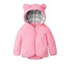 Enfants Designer Vêtements Hiver Velvet Manteau garçons Cartoon Bear Outwear Girl Girls Fireprier Veste Tops Trench-manteau Sweatshirt DYP7125