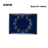 European Union Spain Flag Lapel Pin Flag Badge Lapel Pins Badges Brooch XY00858344906