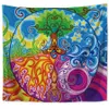8 Style Duvar Goblen Çiçek Asma Halı Battaniye Polyester Yatak örtüsü Masa Örtüsü Boho hippi Havlu Yoga Minderi RRA2343