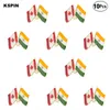 Canada Angleterre Drapeau Épinglette Drapeau insigne Broche Pins Badges 10 Pcs un Lot