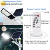 300W Solar Street Lights Outdoor Dusk to Dawn Solars LED Outdoor Light 6500K Światło biały Bezpieczeństwo Bezpieczeństwo Powodziowe dla stoczni ulice ogrodowe PlayGroud Crestech