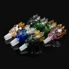 Hookahs Herb Slide Colorful skull Style Glass Bowls 14mm Male Thick Big Bowl Hookahs Piece For Water Bongs