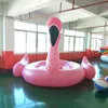 6-7 Person Inflatable Giant Pink Float Large Lake Island Toys Pool Fun Raft Water Boat Big Island Unicorn297S