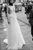 Liz Martinez A Line Beach Wedding Dresses Spaghetti Lace 3D Floral Applique Pearls Bridal Dress Bridal Bridal Weartless Plus size abiti da sposa 43