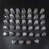 New Russian one piece flower mounting mouth 304 stainless steel large-size Cake Nozzle Cake Baking Tools with Coupler T9I00211