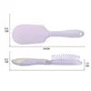 12pclot Hair Commb Zdrowy masaż masaż szczotka do włosów grzebień Wetdry Scalp Plastikowe poduszkę powietrzną grzebienia pszenica plastikowa grzebień FR9635907