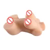 Life Like Silicone Mini Sex Doll por Homens, Real 3D Dolls amor sólido com peito ânus Vagina masculinos Masturbação Sex Toys