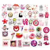 50 PC PVC 방수 VSCO 소녀 Kawaii 핑크 재미있는 스티커 장난감 자동차 가방 멋진 패션 스티커를위한 수하물 스티커