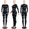 2 Iki Parçalı Set Tops + Pantolon Eşofman Artı Boyutu Joggers Pantolon Track Suits Bayan Giyim Kostümleri Bahar T200116 Için Eğlence Sweative