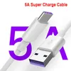 فائقة الشحن السريع فائقة الكبلات C USB 1M 3FT USB-C كابلات شاحن لـ Huawei Samsung HTC Smart Phone