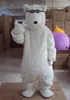 Halloween blanc ours polaire mascotte Costume Top qualité dessin animé lunettes ours Anime thème personnage noël carnaval fête Costumes