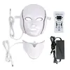 Health Beauty 7 Colors Lights LED Photon PDT Facial Mask Face Skin Care Rejuvenation Therapy Device Portable Home Use UPS