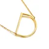 Kundens anpassade halsband Produkt Special Link-Pendant Halsband Silver Guldpläterad Halsband