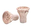 Water smoke fittings Ceramic water smoke porous imitation wood bowl smoke pot