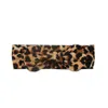 Hårtillbehör 2020 Barnflickor Baby Toddler Leopard Turban Avtagbar knuten Bow Hat Cap Headband Hair Band Headwear Baby Kids Gift