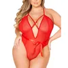 Sexy Women Girl Plus Size Lingerie Corset Lace Underwear Deep V Pajamas Women Babydoll Sleepwear Underwear Lingerie