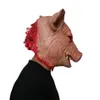 Maschera horror di Halloween Masquerade Maschera testa di maiale Costume cosplay animale La maschera in lattice