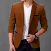 3xl Wiosna Jesień męska Kurtka Casual Smart Casual Płaszcze Dla Mężczyzn Slim Fit Fit Corduroy Kurtki dla mężczyzn Mężczyzn