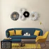 Feather plates wall decoration creative decorations living room bedside light luxur wall-hanging Feathers Plate