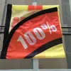 Benutzerdefinierte Outdoor 110g gestricktes Polyester Digitaldruck 280cm 340cm 460cm Werbeflagge Federflagge