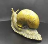 Factory direct snail decoration snail ball ruler pressure crafts decoration pure copper snail creative tea pet wholesale