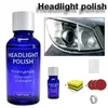 Auto Headlamp Reparatie Kit 30ml 10 ml Auto Koplamp Reparaties Tool Oxidatie Achteruitkijkblad Glas Anti-Scratch Coat Plating Liquid