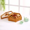 Dispenser per scatole di caramelle in legno per riporre confezioni regalo con coperchio Vassoio per frutta secca per frutta secca Vassoio per decorazioni per feste a casa1
