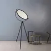 Creative Floor Lamps Moon Mirror LED Nordic Acrylic Standing Lamp for Living Room Lighting261A