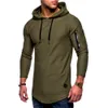 Spot European 2024 Explosion Models Hoodies Mens Mens Solid Color Round Neck Hooded Long Sleeve Arm blixtlåsare Casual tröja Designer Fashion Clothing 34646