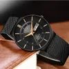 Mens Watches Lige Top Brand Luxury Waterproof Ultra Thin Date Clock Male Steel Strap Casual Quartz Watch Men Sports handled Watch CJ241Q