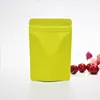 다채로운 매트 스탠드 업 Zip 잠금 마이클라 포장 가방 알루미늄 호 일 지퍼 서있는 음식 저장 가방 찢어진 노치