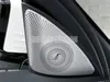 Refit pour Benz classe E W213 S213 2016-2019 garniture de couverture de haut-parleur Audio de porte de voiture mate