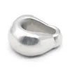 Mannelijke zware scrotum hanger penis ring metalen pik ring voor mannen t8754