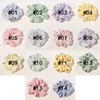 14 style Ice cream digital printed Hair Ties Ropes Elastic Daisy cherry hair band Girls Ponytail headband hair accessories