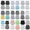 Baby Nursing Burp 23 Styles Infant Kids Striped Feeding Bibs Printed Saliva Bandana Turban Burp Cloths 4pcs/set