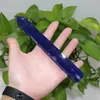 Large Natural Blue Smelting Crystal Quartz Tower Quartz Point Clear Crystal Obelisk Wand Healing Crystal 16-17cm