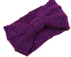 Hiver plus chaud oreille tricoté bandeau Turban pour dame femmes Crochet arc large Stretch bandeau bandeau cheveux accessoires GB1392