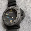 47mm gfit u extra rem kolmän titta på safir kristall armbandsur automatisk vattentät gummband 00616 616 Big Guy Watch2285471