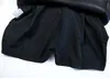 Großhandels-Frauen Harajuku Modenschau Hohe Taille Asymmetrische Schräggabel Schwarzer Rock Femme Echtes Leder Streetwear Wrap Gonne