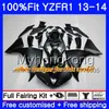 Wtrysk Biały Ciało dla Yamaha YZF 1000 YZF R 1 YZFR1 Stock Blue 2013 2014 242HM.12 YZF-1000 YZF R1 YZF1000 YZF-R1 13 14 Pełny zestaw do błonnika