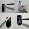 Dubbla slutade dotting penna rhinestone studs penna kristall pärlor hantera nagelborste måla penna nail art verktyg