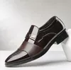 Classic Black Men Dress Shoes Fashion Slip on Mens 디자이너 신발 로퍼 빈티지 뾰족한 발가락 웨딩 슈즈 남성 플러스 크기 39-48