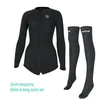 fashion combo long socks for lady Japan neoprene wetsuit customized logo design swimming bikini surfing wears5297466