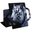 Tablet Case For Huawei MediaPad M5 Lite 10 Handle Flip Cover Stand Leather Wallet Coloured drawing Tiger Lion wolf Coque188l