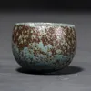 Tasse à thé rétro en poterie grossière, tasse principale unique Zen Vintage, tasses japonaises en céramique, tasses à thé, verres de cérémonie