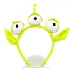 Alien Monstre Bandeau En Peluche Globe Oculaire Robot Bandeau Adulte Enfants Halloween Fête Cosplay Accessoires Nouveauté Mignon Cadeau vert