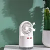 Herten Spuitventilator Indoor Leuke Creatieve Desktop Bevochtiging Aanvulling Koeling Oplaadbare Mini Elektrische Fan DHL GRATIS