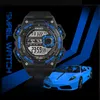 Digital WristWatches Watch Luxury Watch Sshock Resist Military Men Watch Automatic Mechanical 1438b Orologi sportivi impermeabili LED