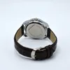 На Quartz Battery Leather Belt 40 мм Auto Date Mens Watch Analog Men Designer Watch What Men Men Gistatch Gifts9266376